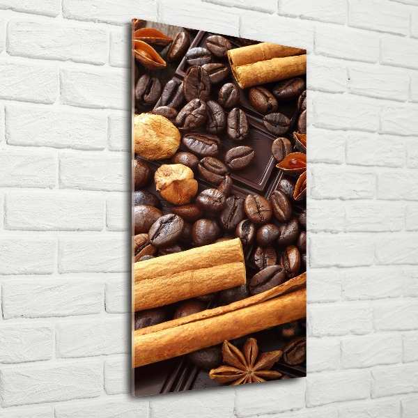 Cuadro de metacrilato vertical Chocolate oscuro