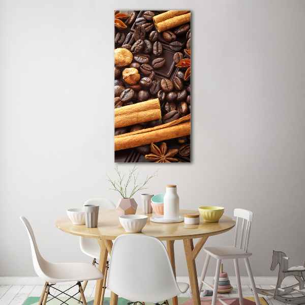 Cuadro de metacrilato vertical Chocolate oscuro