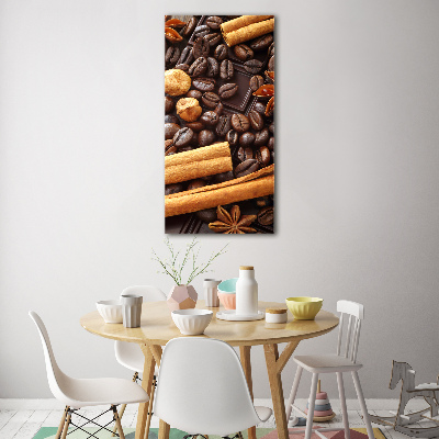 Cuadro de metacrilato vertical Chocolate oscuro