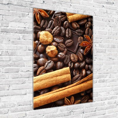 Cuadro de metacrilato vertical Chocolate oscuro