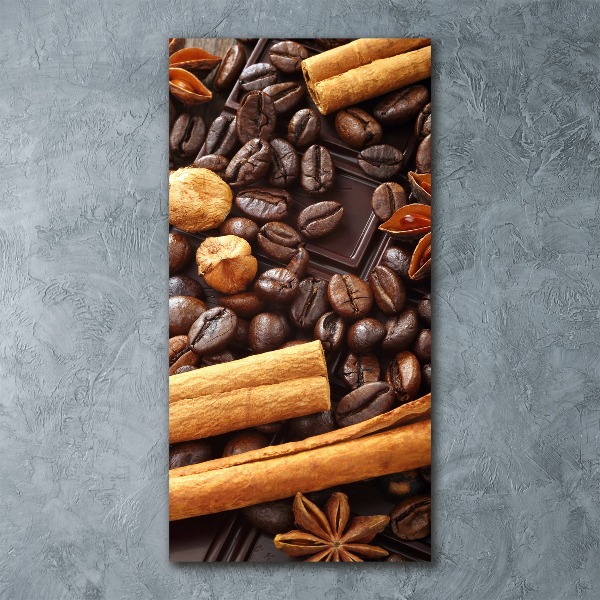 Cuadro de metacrilato vertical Chocolate oscuro