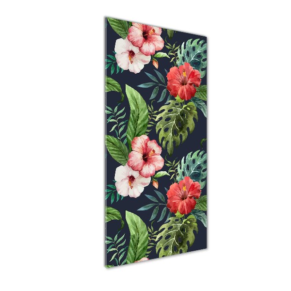 Cuadro de metacrilato vertical Patrón hawaiano