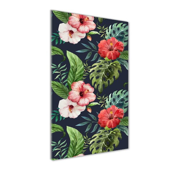 Cuadro de metacrilato vertical Patrón hawaiano