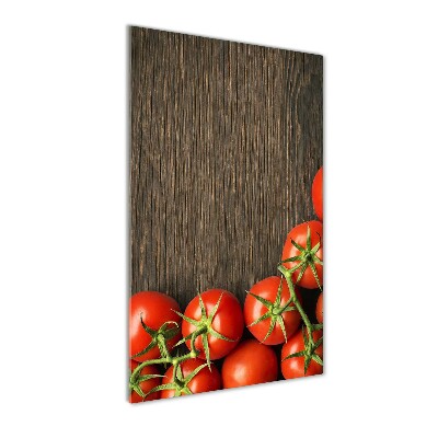 Cuadro decorativo en acrílico brillante vertical Tomates