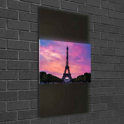 Impresión en metacrilato de alta calidad vertical Torre Eiffel de París
