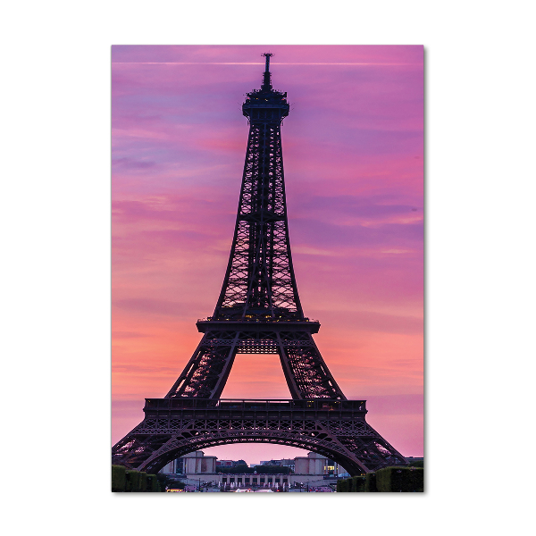Impresión en metacrilato de alta calidad vertical Torre Eiffel de París