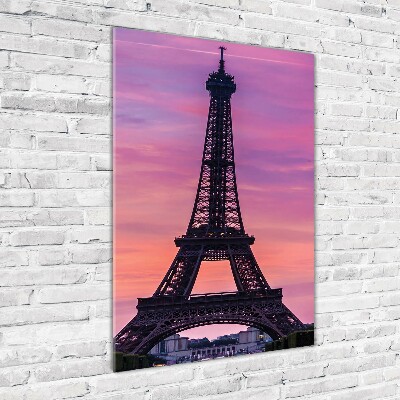 Impresión en metacrilato de alta calidad vertical Torre Eiffel de París