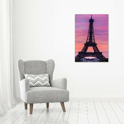 Impresión en metacrilato de alta calidad vertical Torre Eiffel de París