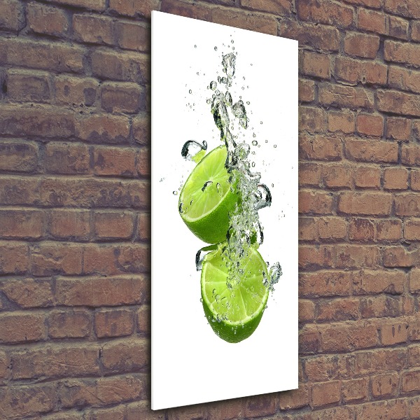Cuadro de metacrilato moderno efecto cristal vertical Limas