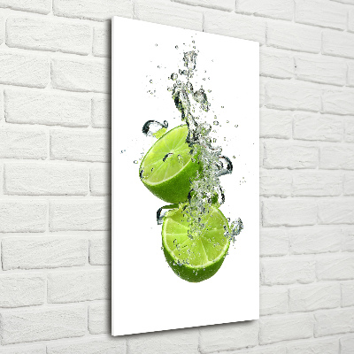 Cuadro de metacrilato moderno efecto cristal vertical Limas
