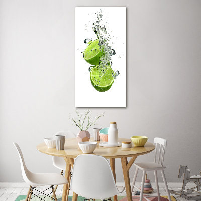 Cuadro de metacrilato moderno efecto cristal vertical Limas
