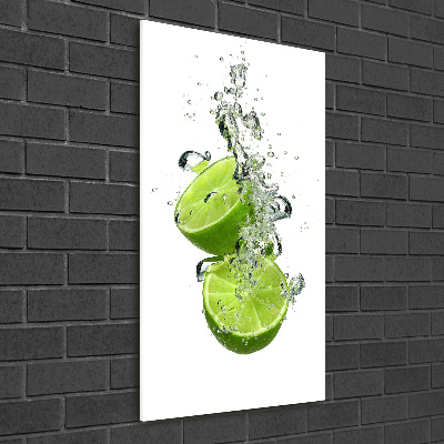Cuadro de metacrilato moderno efecto cristal vertical Limas
