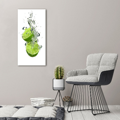 Cuadro de metacrilato moderno efecto cristal vertical Limas