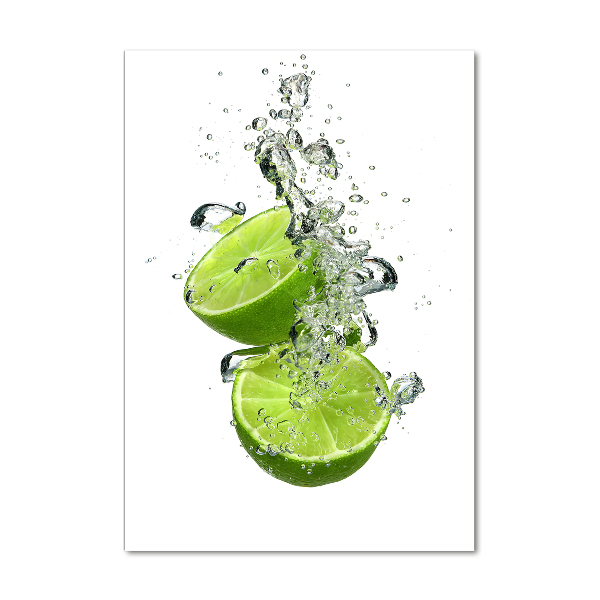 Cuadro de metacrilato moderno efecto cristal vertical Limas