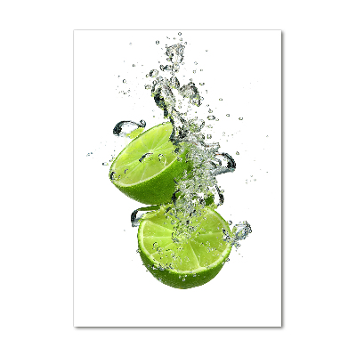 Cuadro de metacrilato moderno efecto cristal vertical Limas