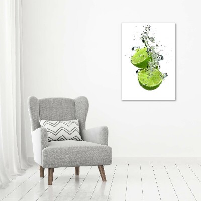 Cuadro de metacrilato moderno efecto cristal vertical Limas