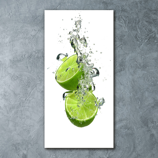 Cuadro de metacrilato moderno efecto cristal vertical Limas