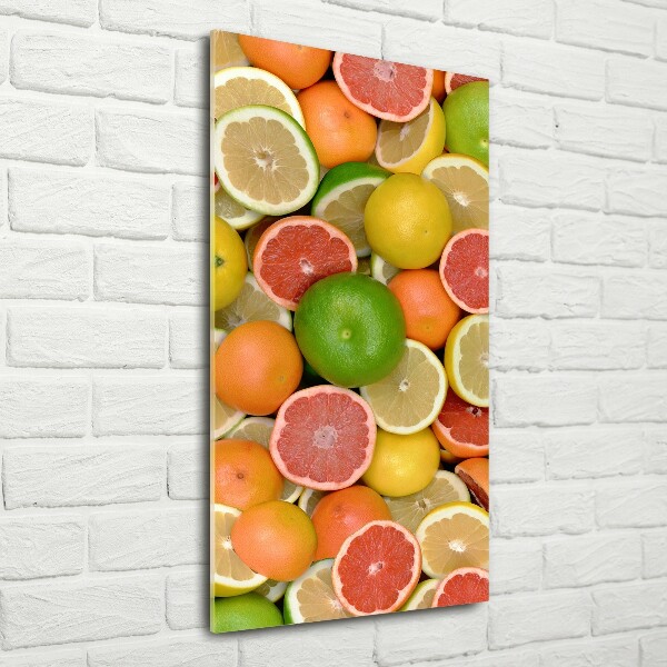 Impresión en metacrilato de alta calidad vertical Frutas cítricas