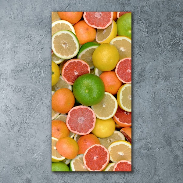 Impresión en metacrilato de alta calidad vertical Frutas cítricas