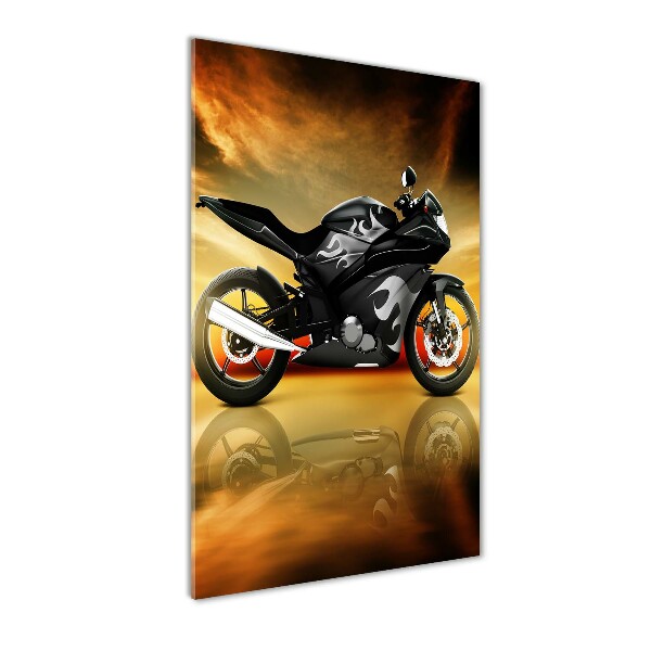 Cuadro de metacrilato vertical Moto