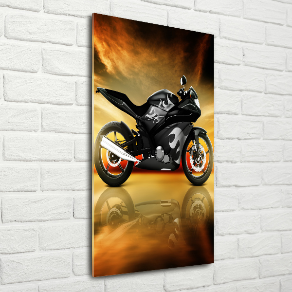 Cuadro de metacrilato vertical Moto