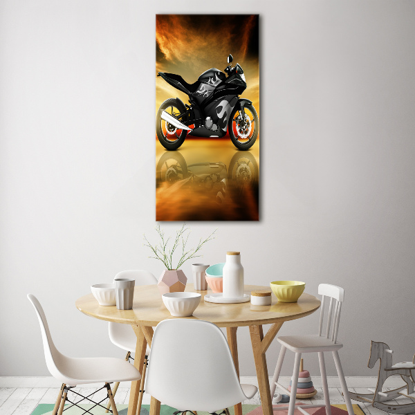 Cuadro de metacrilato vertical Moto