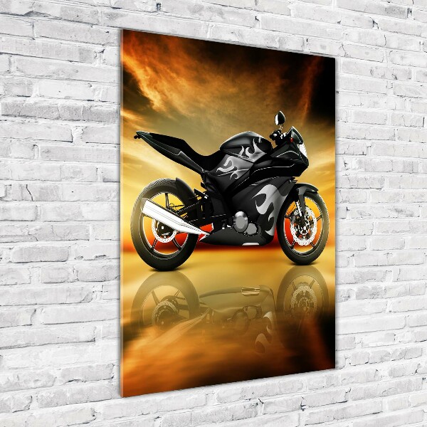 Cuadro de metacrilato vertical Moto