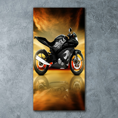 Cuadro de metacrilato vertical Moto