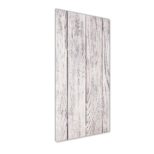 Cuadro decorativo en acrílico brillante vertical pared de madera