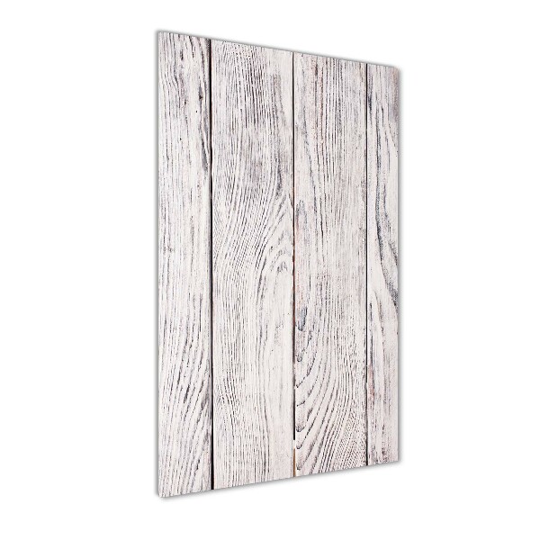 Cuadro decorativo en acrílico brillante vertical pared de madera