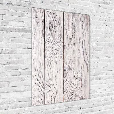 Cuadro decorativo en acrílico brillante vertical pared de madera