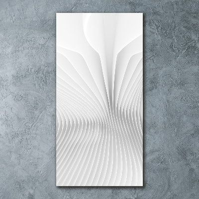 Cuadro decorativo en acrílico brillante vertical Líneas abstractas