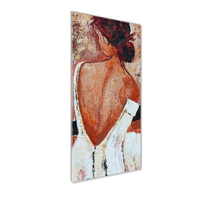 Cuadro de metacrilato vertical Mujer