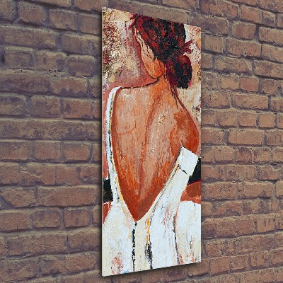 Cuadro de metacrilato vertical Mujer