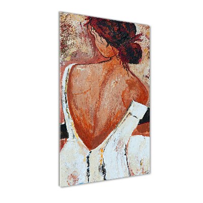 Cuadro de metacrilato vertical Mujer