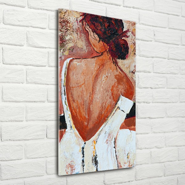 Cuadro de metacrilato vertical Mujer