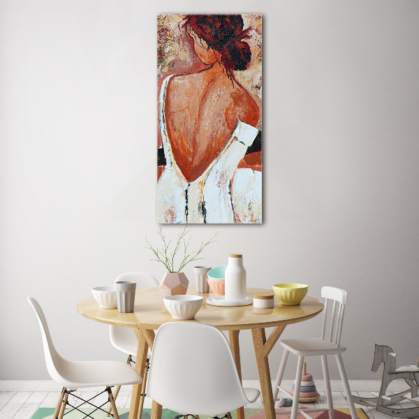 Cuadro de metacrilato vertical Mujer