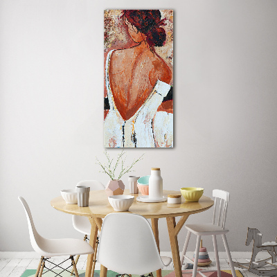 Cuadro de metacrilato vertical Mujer