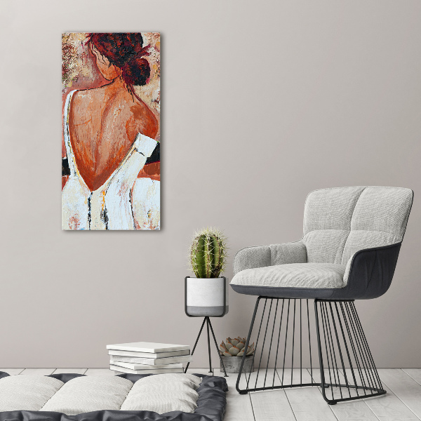 Cuadro de metacrilato vertical Mujer