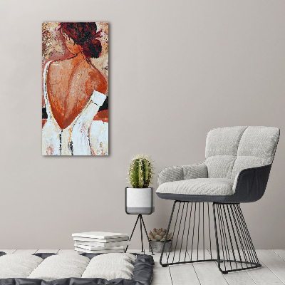 Cuadro de metacrilato vertical Mujer