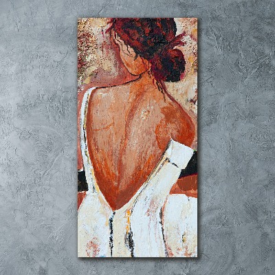 Cuadro de metacrilato vertical Mujer