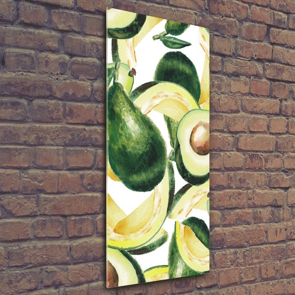 Cuadro de metacrilato moderno efecto cristal vertical Palta