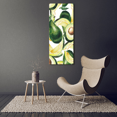 Cuadro de metacrilato moderno efecto cristal vertical Palta