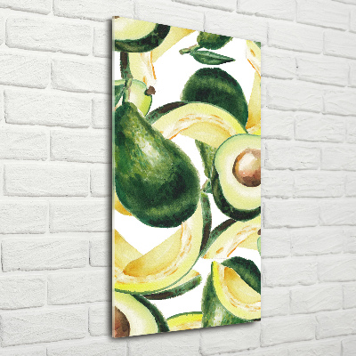 Cuadro de metacrilato moderno efecto cristal vertical Palta