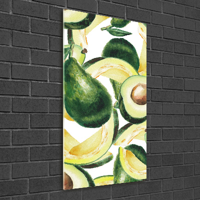 Cuadro de metacrilato moderno efecto cristal vertical Palta