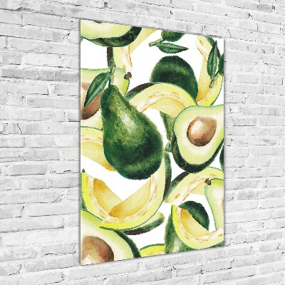 Cuadro de metacrilato moderno efecto cristal vertical Palta
