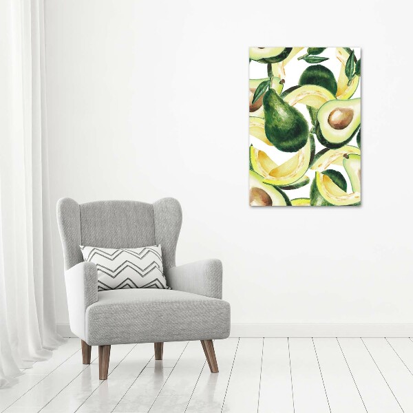 Cuadro de metacrilato moderno efecto cristal vertical Palta