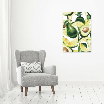 Cuadro de metacrilato moderno efecto cristal vertical Palta