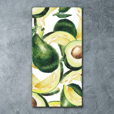 Cuadro de metacrilato moderno efecto cristal vertical Palta