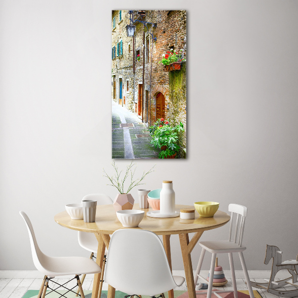 Foto obraz szkło akryl pionowy Włoskie uliczki